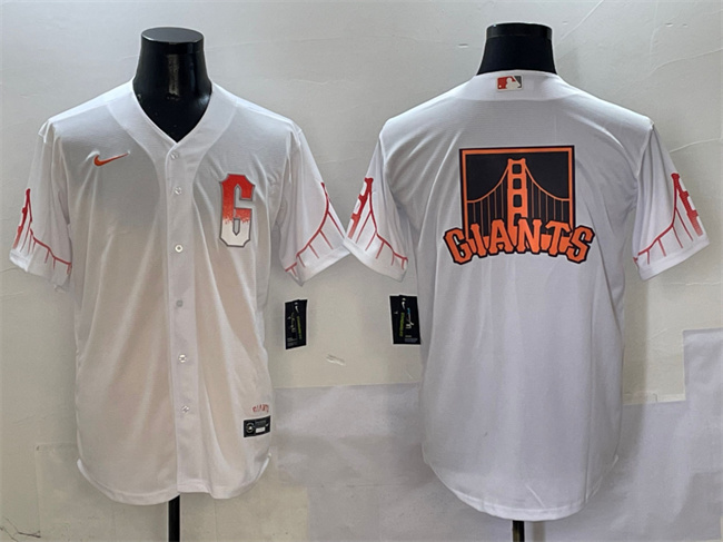 Men's San Francisco Giants Team Big Logo White City Connect Cool Base Stitched Baseball Jersey Men's San Francisco Giants Team Big Logo White City Connect Cool Base Stitched Baseball Jersey